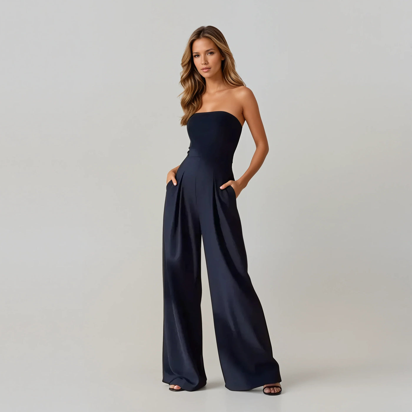 Malene™ | Stroppeløs Jumpsuit